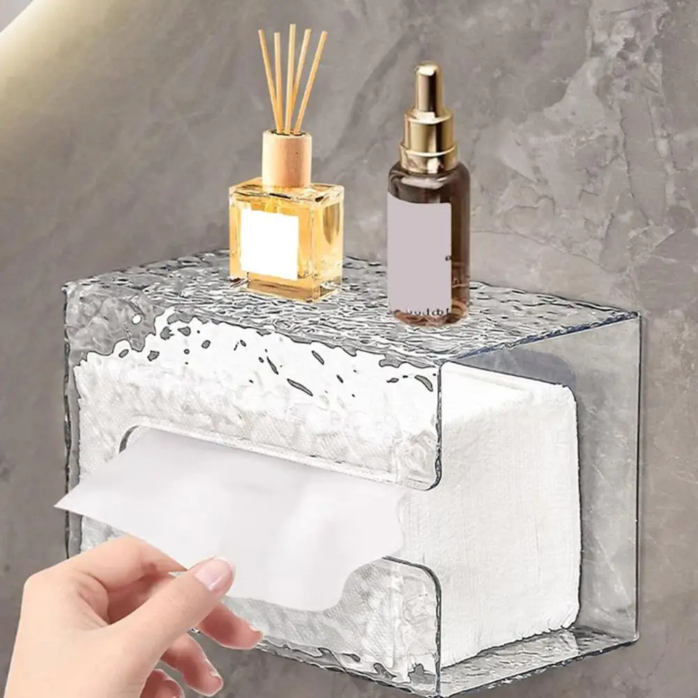 

Бытовая искусственная коробка с рисунком ледника, искусственная красота, многофункциональная настенная бумажная коробка с выдвижными ящиками