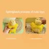 Creative Yellow Squeezing Toys Cartoon Orangutan PVC Gorilla Rebound Toys Decompress Stress Birthday Gift Stress Relief Toys 2