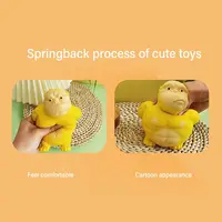 Creative Yellow Squeezing Toys Cartoon Orangutan PVC Gorilla Rebound Toys Decompress Stress Birthday Gift Stress Relief Toys 2
