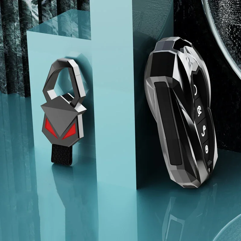 

Alloy Car Key Fob Case Cover For BYD Han Ev Tang Second Generation Dm Qin PLUS Song Pro MAX Yuan Roadster Keychain Accessories