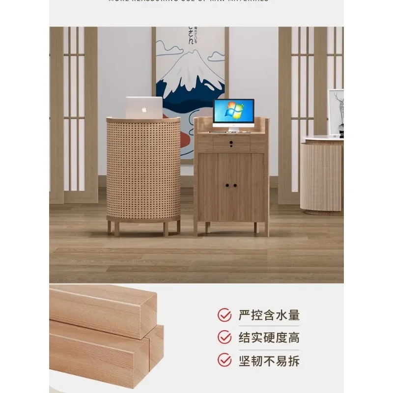 Checkout page Bar Reception Desk Cashier Table Chinese Restaurant Hotel Welcome Desk Small shops can be and simple