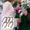5 Pcs Horseshoe Hanging Decoration Celecbration Wedding Golden Sculptures Zinc Alloy Model 3