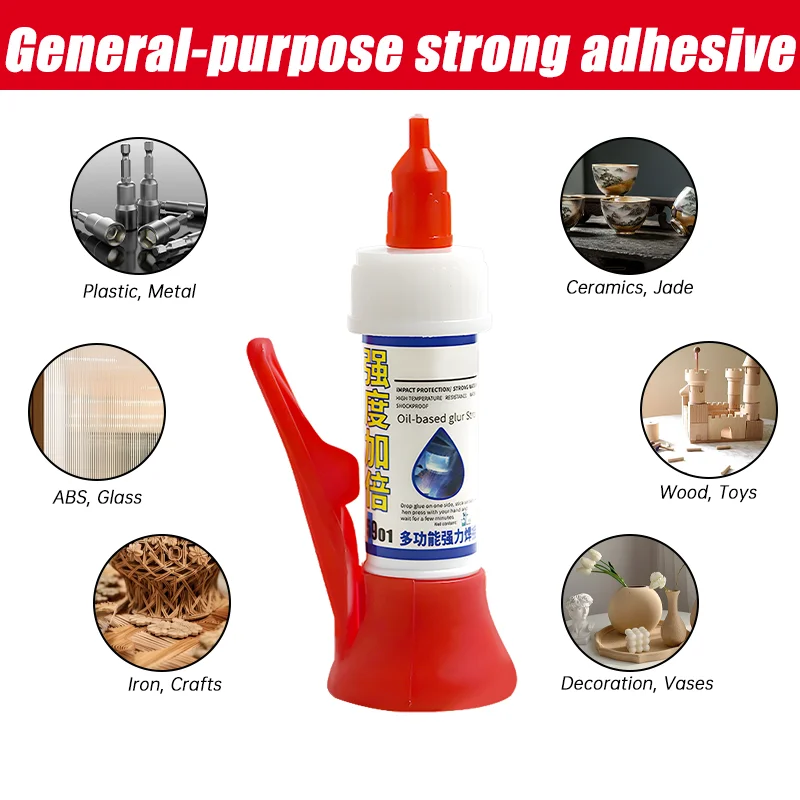 Powerful Universal Quick-drying Sealer Strong Welding Adhesive Tyre Repair Glue Liquid For Wood Metal Plastic 50g repair glue
