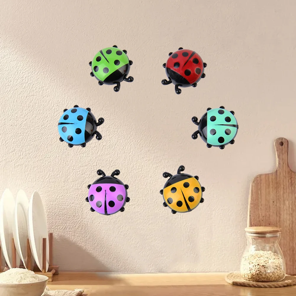 Ladybug 6PCS Message Board Post-It Note Creative Photo Sticker Home Decor  Fridge Magnet Refrigerator Decoration Gift For Kitchen - AliExpress