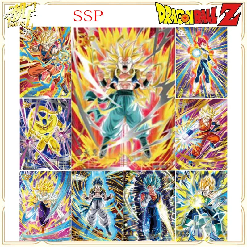 

Anime Dragon Ball SSP Rare Flash Card Broli Son Goku Zamasu Vegeta IV Torankusu Collection Art Card Christmas Birthday Gift