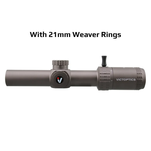 VictOptics S6 1-6x24 SFP Riflescope With Red&Green Illumination