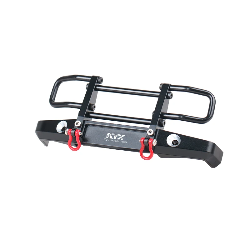KYX Racing Aluminum Front Bumper Upgrades Parts Accessories for 1/18 RC Crawler Car Traxxas TRX-4M TRX4M Bronco #97074 3