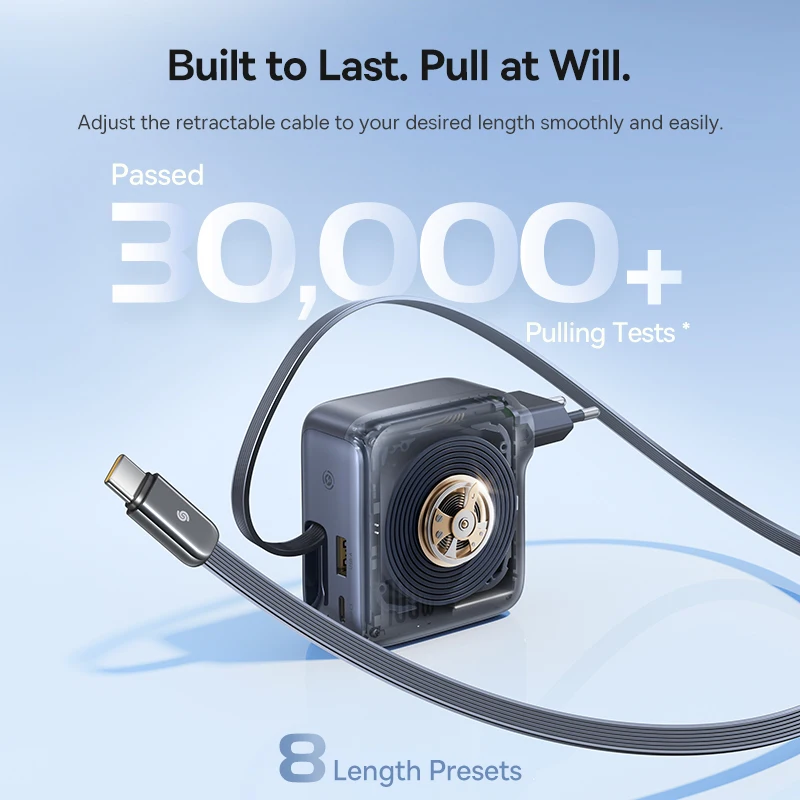 Baseus 100W 퀵 충전기 태블릿 노트북용 고속 충전기 접이식 USB C 충전기 케이블 아이폰 삼성용 휴대폰 충전기
