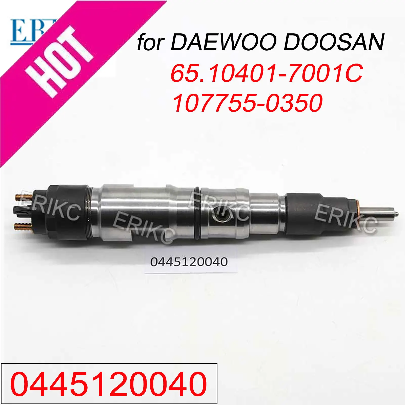 

0 445 120 040 Common Rail Diesel Injector 0445120040 0445 120 040 Fuel Inyector FOR DAEWOO DOOSAN 65.10401-7001C 107755-0350