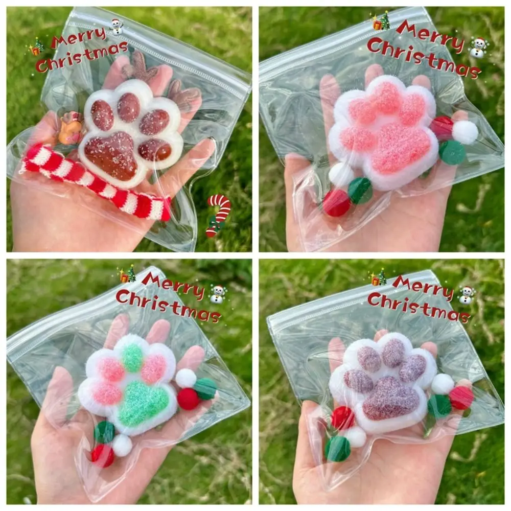 Novelty Squishy Squeeze Toy Slow Rebound Cat Paw Stretch Toys Bag Squeeze Decompression Toy Christmas Gift for Adult Kids 5