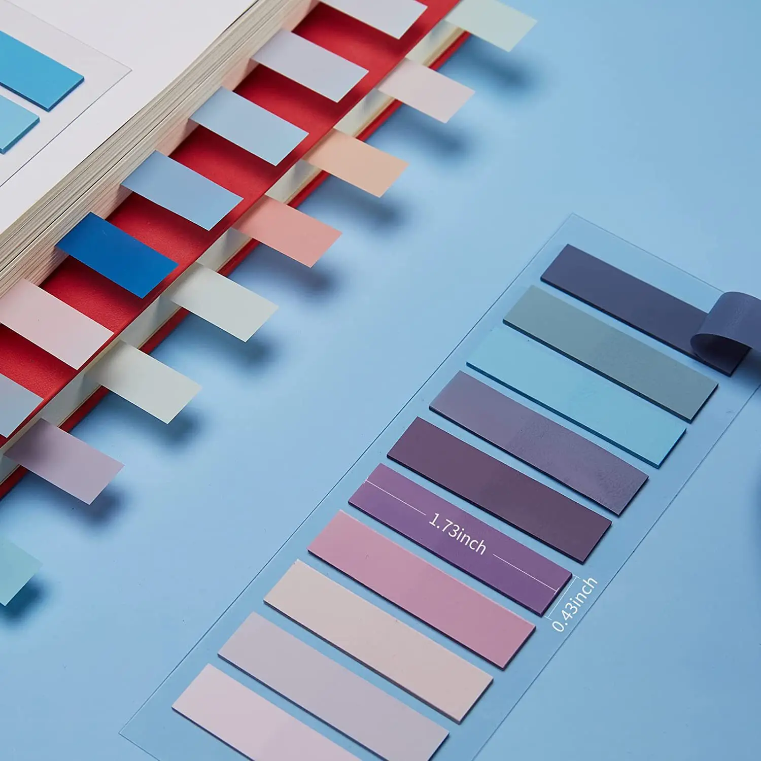 Colorful Transparent Sticky Notes - Self-Adhesive Annotation Tabs for School  Office