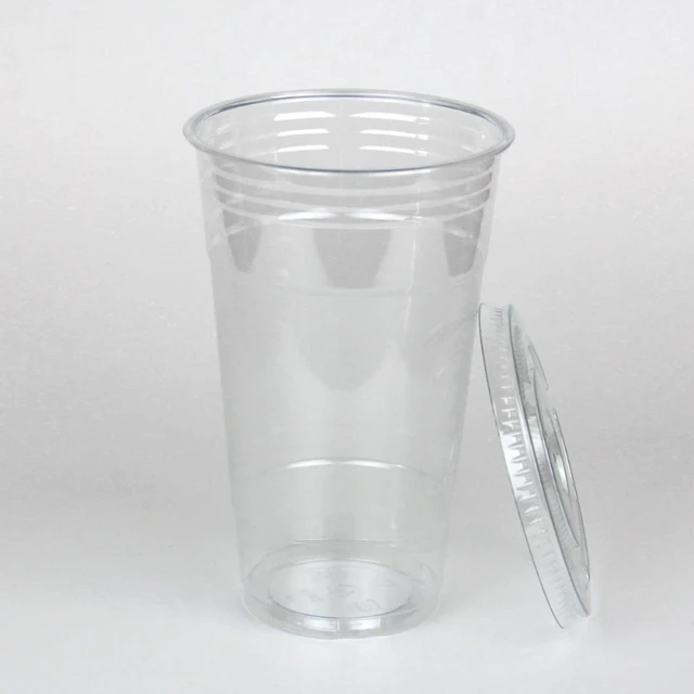 Disposable Smoothie Cups, Domed Lids, Plastic Milkshake Glasses, Glass  Party Cup