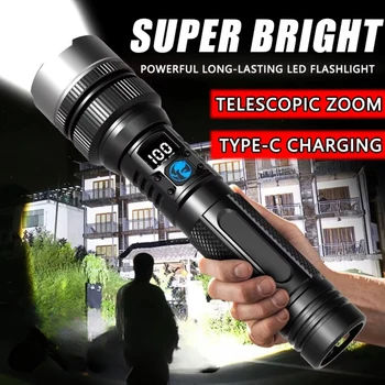Rechargeable LED Zoom Flashlight 1
