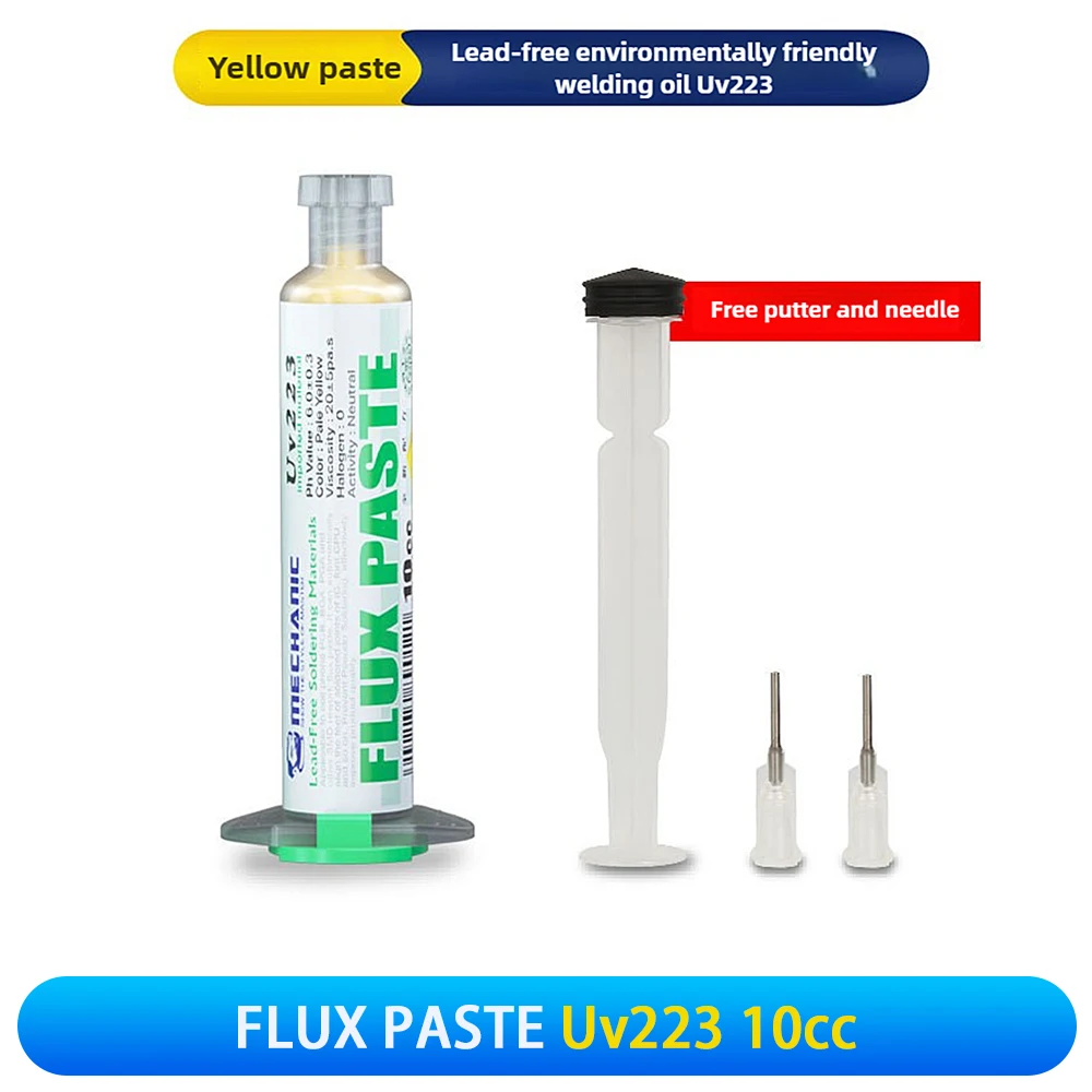 MECHANIC UV223/UV559 Lead-Free Solder Paste Flux NO-Clean Soldering Grease for B