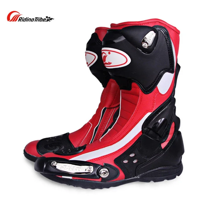 Motorcycle Boots SPEED BIKER BOOT Racing shoes riding tribe Motorbike Riding Moto boot bato Motocross boots motorcycle shoes motorcycle rain boots motorcycle boots