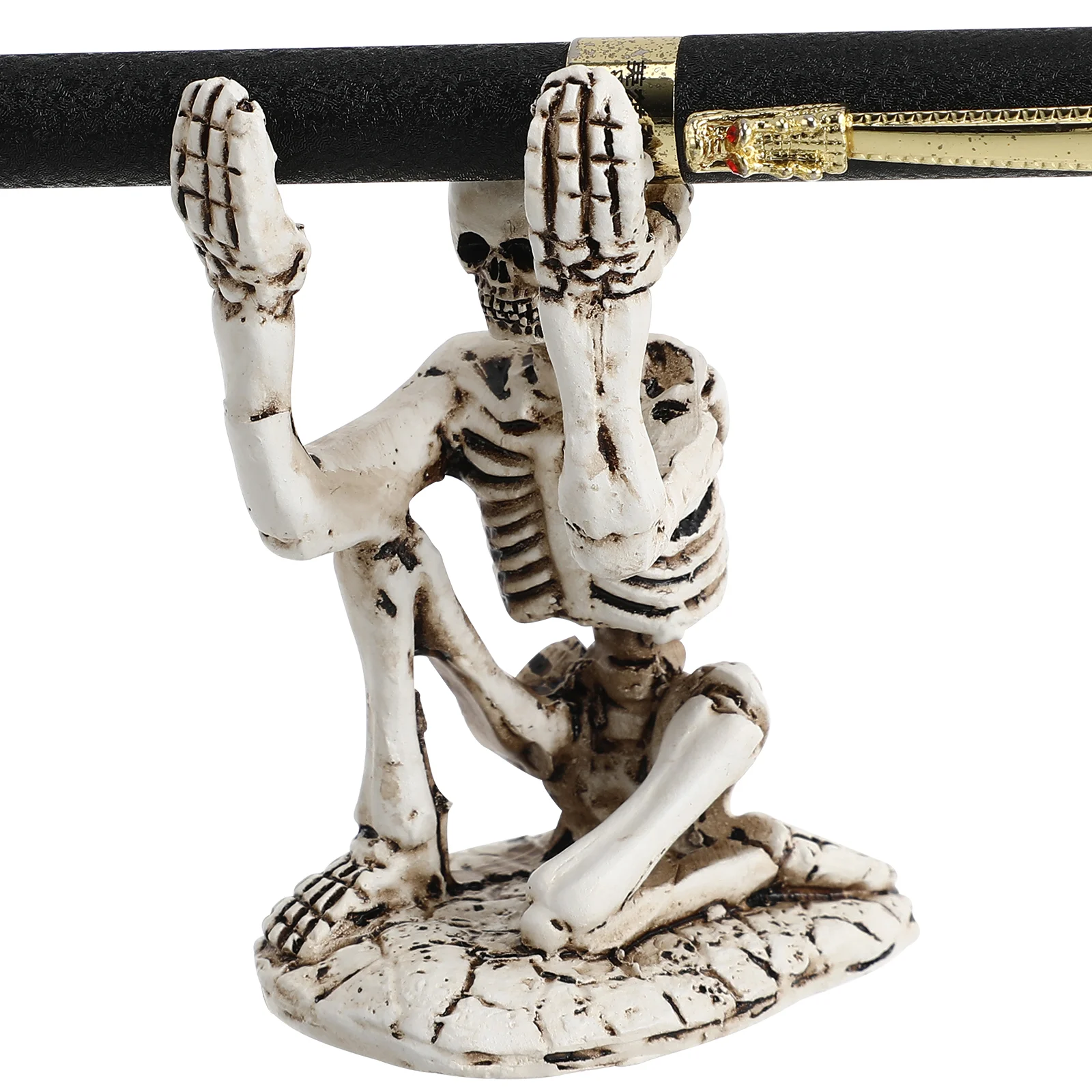 

Pencil Holder Mini Skeleton Pencil Storage Bracket Desktop Decoration #j