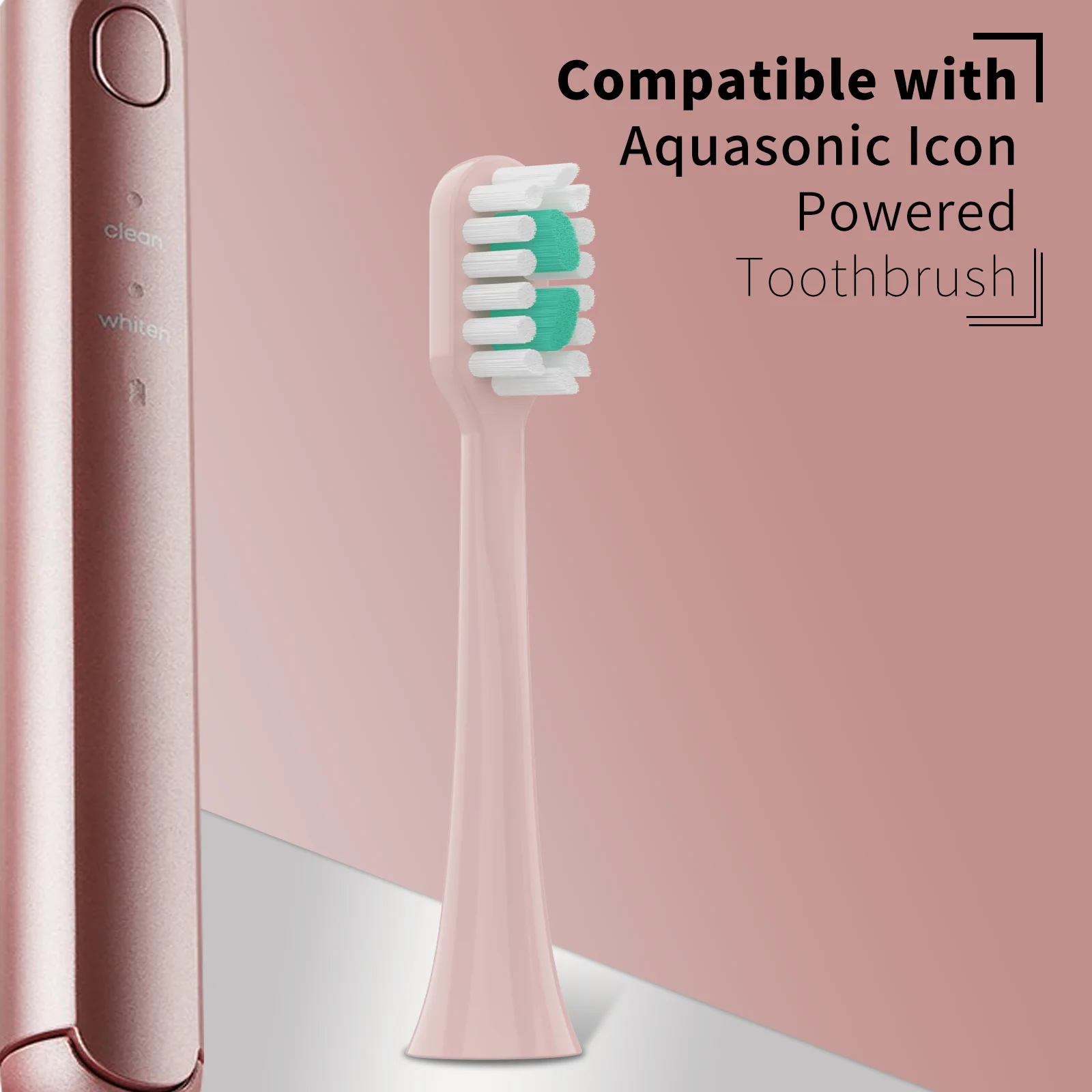 substituicao toothbrush heads compativel com aquasonic icone 01