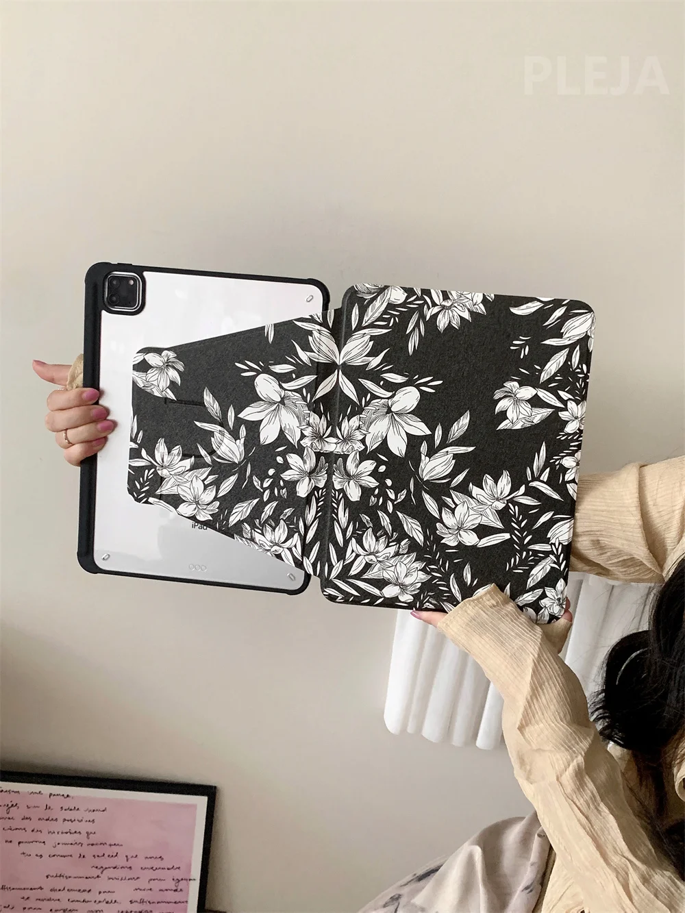 Retro Flower Tablet Case For Apple iPad