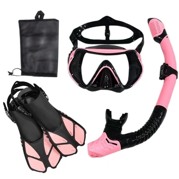 Snorkel Diving Mask and Goggles Diving Swimming Tube Set Adult Unisex 5