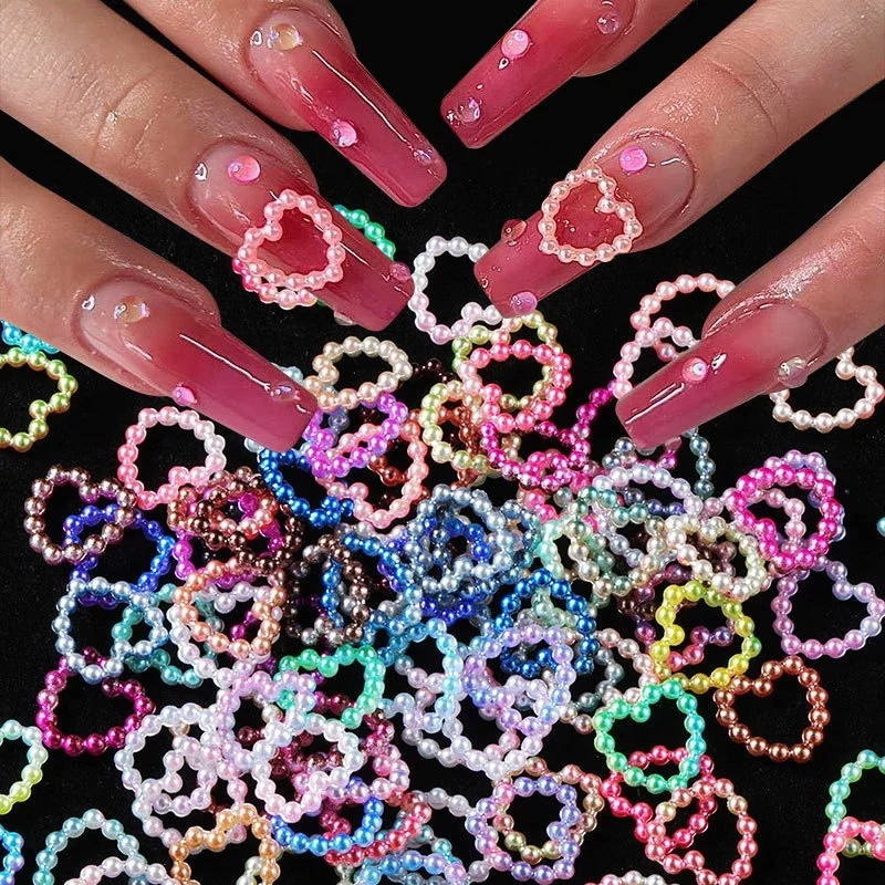 Glitter Hello Kitty Pink Nail Charms-Mix 20pcs