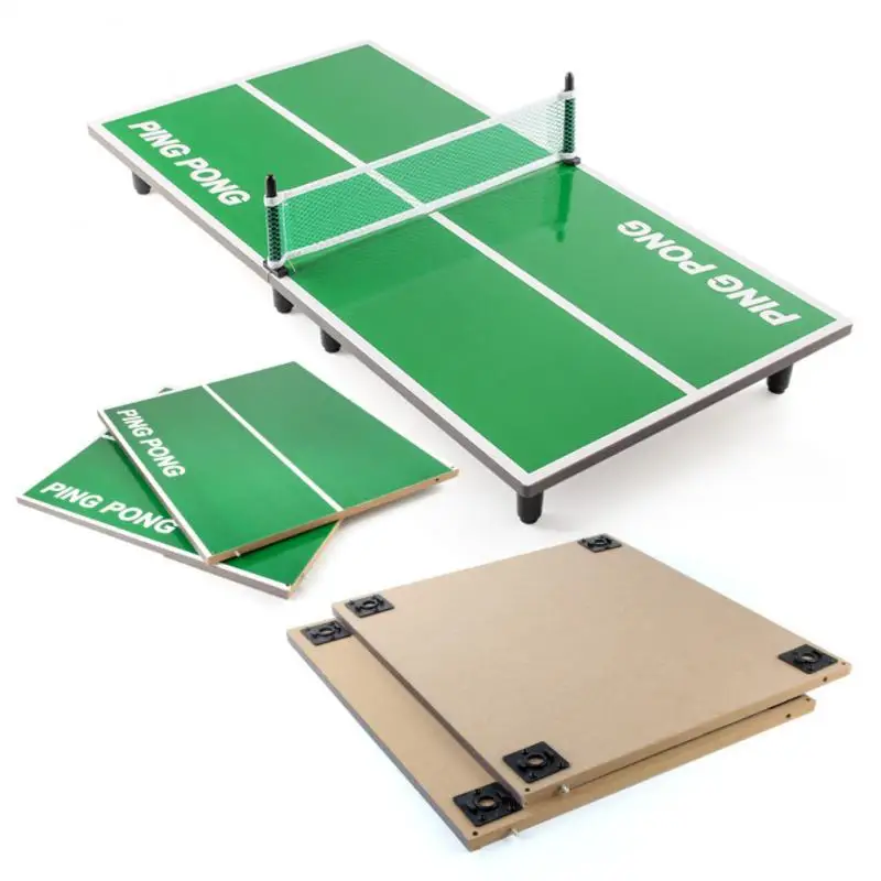 Enkelbruke Mini Table Tennis Foldble Ping Pong Desk Game Desktop Ping  Pong/Table Tennis Set for Parent-Child