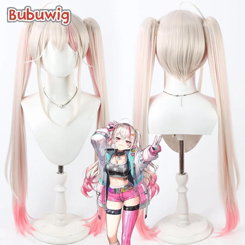 Bubuwig 합성 머리 재칼 코스프레 가발 Nikke 승리의 여신 재칼 100cm ..