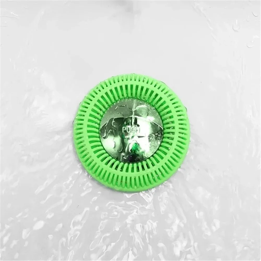 Circles Bathroom Silicone Sink Drain Hair Catcher Bath Stopper Capture Clean Plug Strainer Filter Shower Bathroom Accessories 2