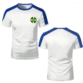T-shirt sportive da uomo Captain Tsubasa Anime Jersey Cosplay Top personalizzati larghi da uomo e da donna Abbigliamento sportivo ad asciugatura rapida T-shirt per bambini