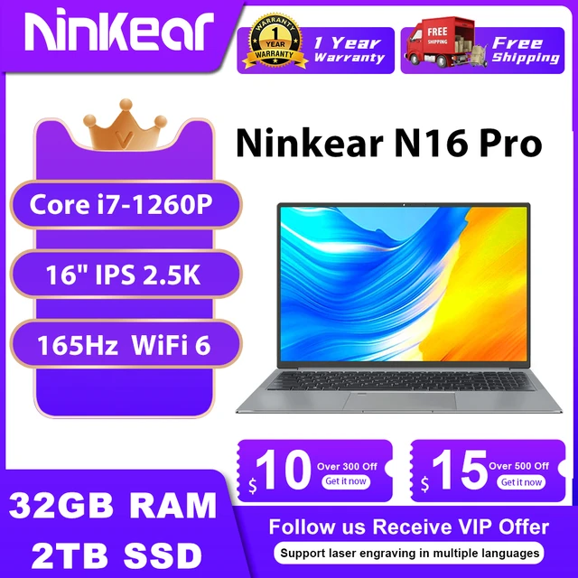 portátil N16 Pro, i7-1260P Notebook con Intel Core, WiFi 6, 2,5 K, 165Hz, + 2TB SSD, Windows 11 _ - AliExpress Mobile