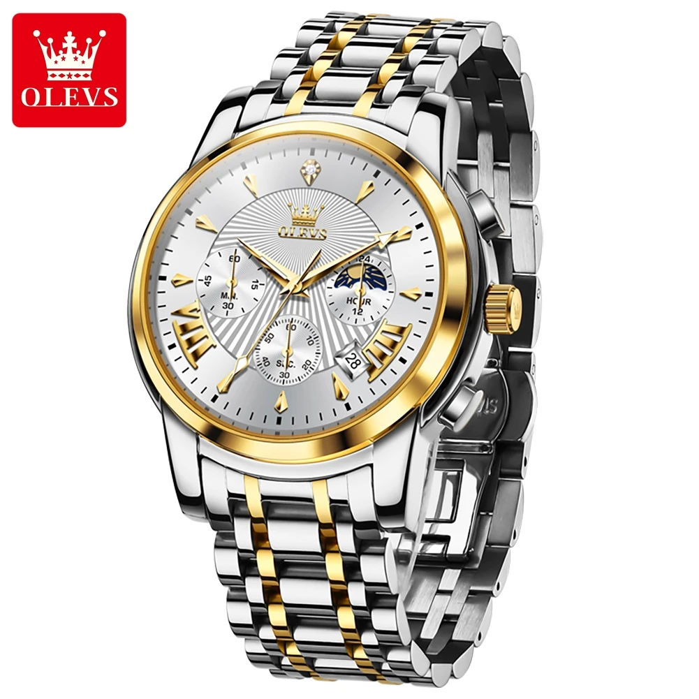 OLEVS Luxury Brand Quartz Men's Watch