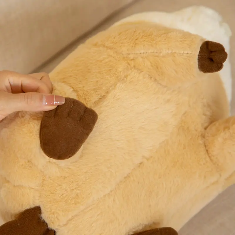 뜨거운 1pc 45cm/60cm 귀여운 Nutria Peluche 장난감 시뮬레이션 동물 인형 Kawaii 비버 플러시 베개 부드러운 생일 장식 선물