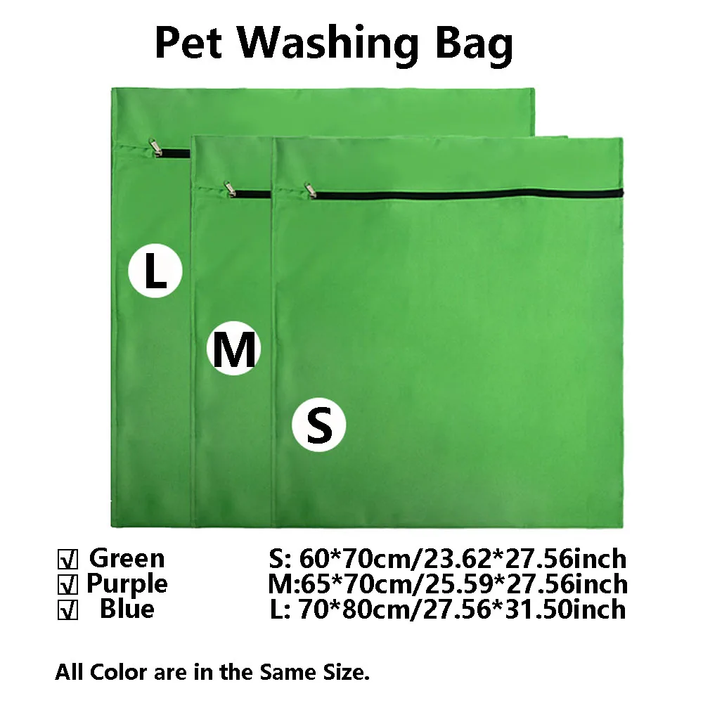 Pet Laundry Bag Polyester Pet Wear Wash Bag Hair Filters For Cat Dog Washing Laundry Washing Machine Clothes Protector S M L 1pc 3