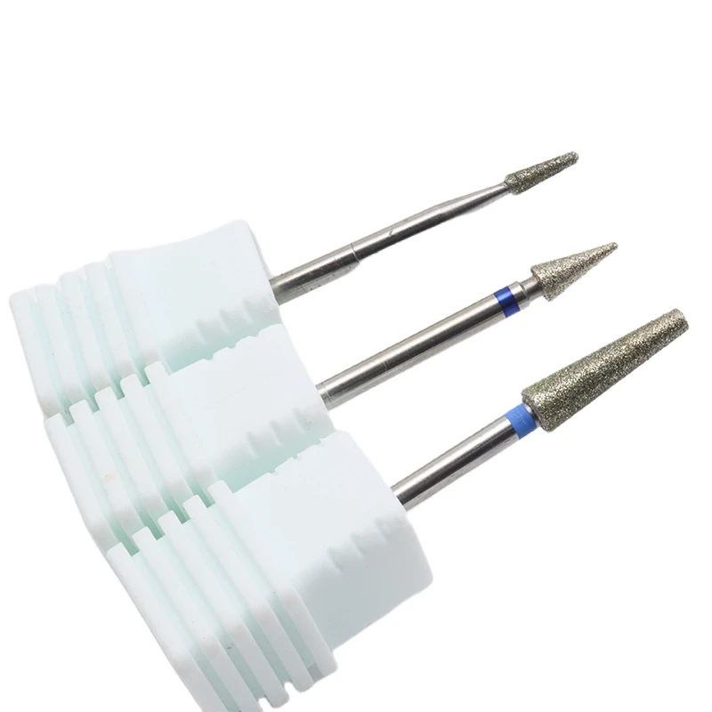 

Hot! 3/32" Diamond Burrs Drill Bit Nails Stainless Steel Cutter For Manicure Professional Remove Nail Gel Tools