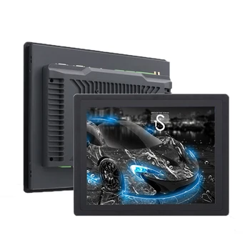 17 19 21.5 Inch Industrial mini Computer All-in-One PC Panel with Capacitive Touch Screen Core i7-8565U WiFi for Win10 Pro