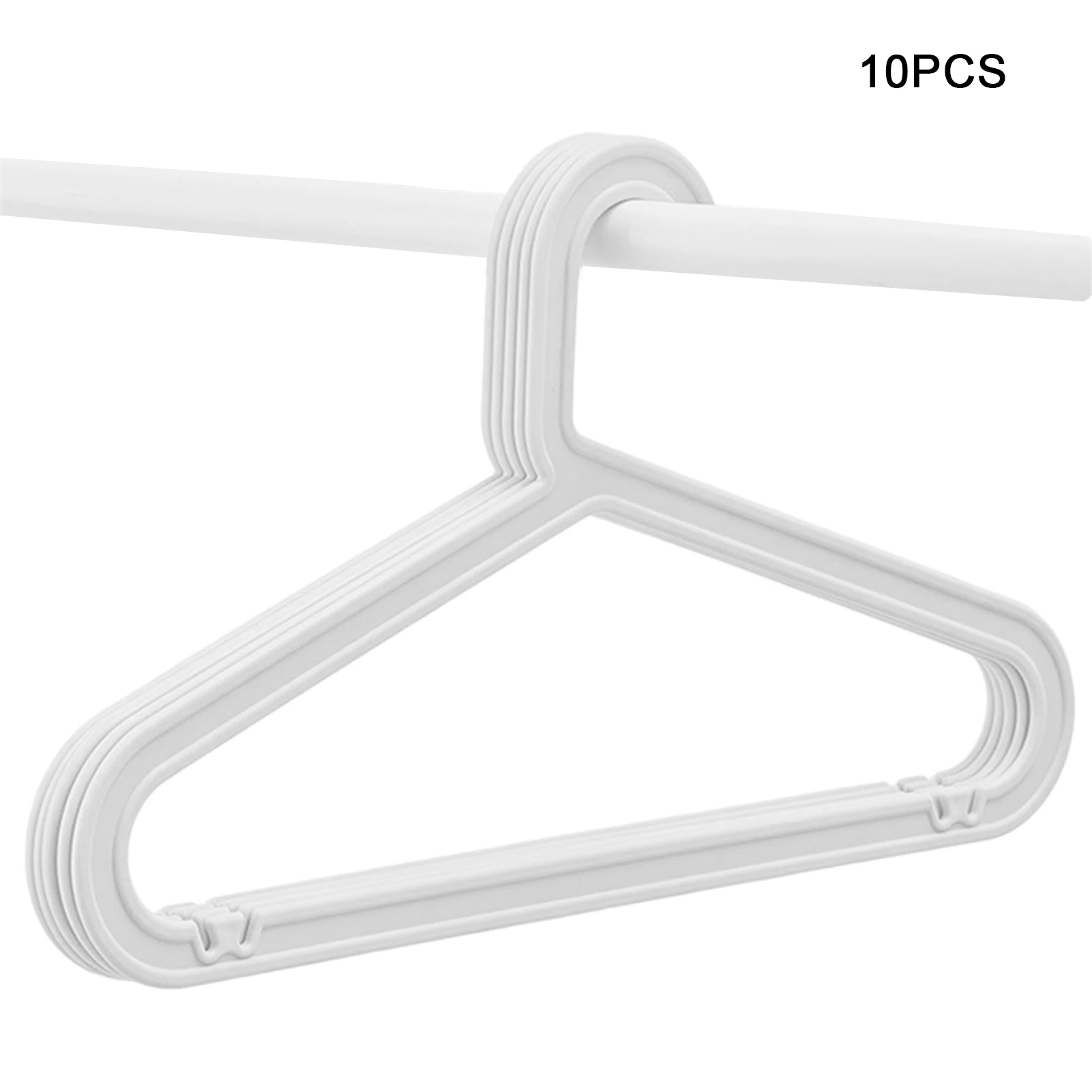 White Plastic Hangers, Plastic Clothes Hangers Perfect For Everyday  Standard Use, Clothing Hangers (White, 20 Pack) - AliExpress