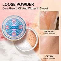 CATKIN Makeup Loose Setting Powder, Oil Control Poreless Face Powder Suitable for All Skin Tones and maintain matte and natural 3