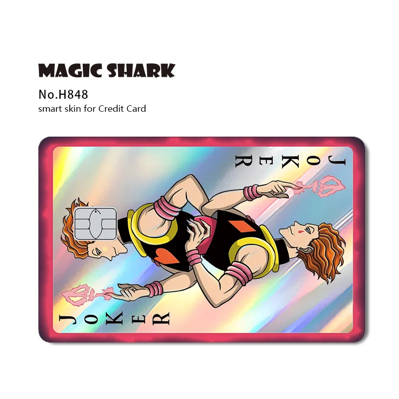 Holographic Anime Hunter X Hunter Card Skin Sticker