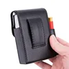 Multifunction Fashionable Leather Cigarette Case Boxed Cigarette Case Pocket Pouch Cigar Hold 20 Cigarettes Portable Cigarette 4