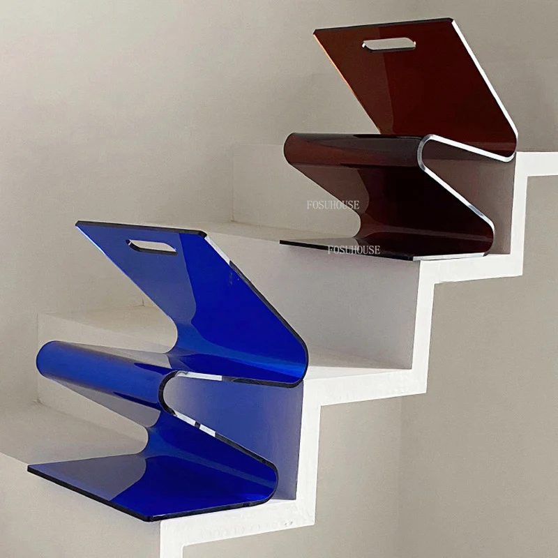 Acrylic Magazine Rack Homemade W Bookshelf Bookend Ins Magazine Storage Decoration Medieval Ornaments Portable Thick Book Racks