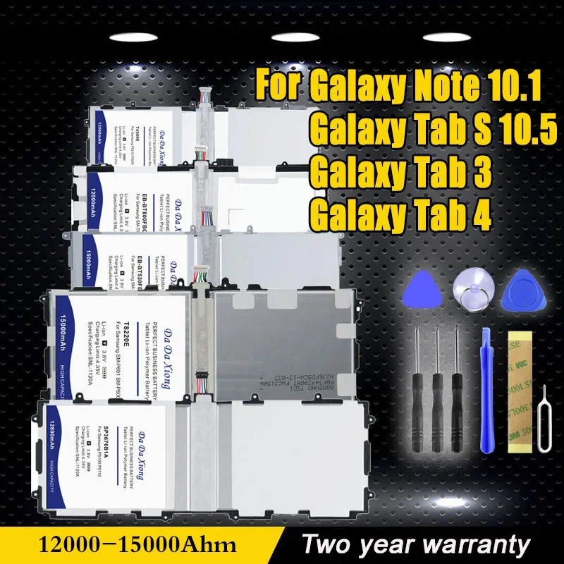 

Верхняя батарея для Samsung Note 10,1 Φ P5100 P5113 N8000 P7500 Φ Tab3 P5200 T4500E Tab4, вспомогательный инструмент