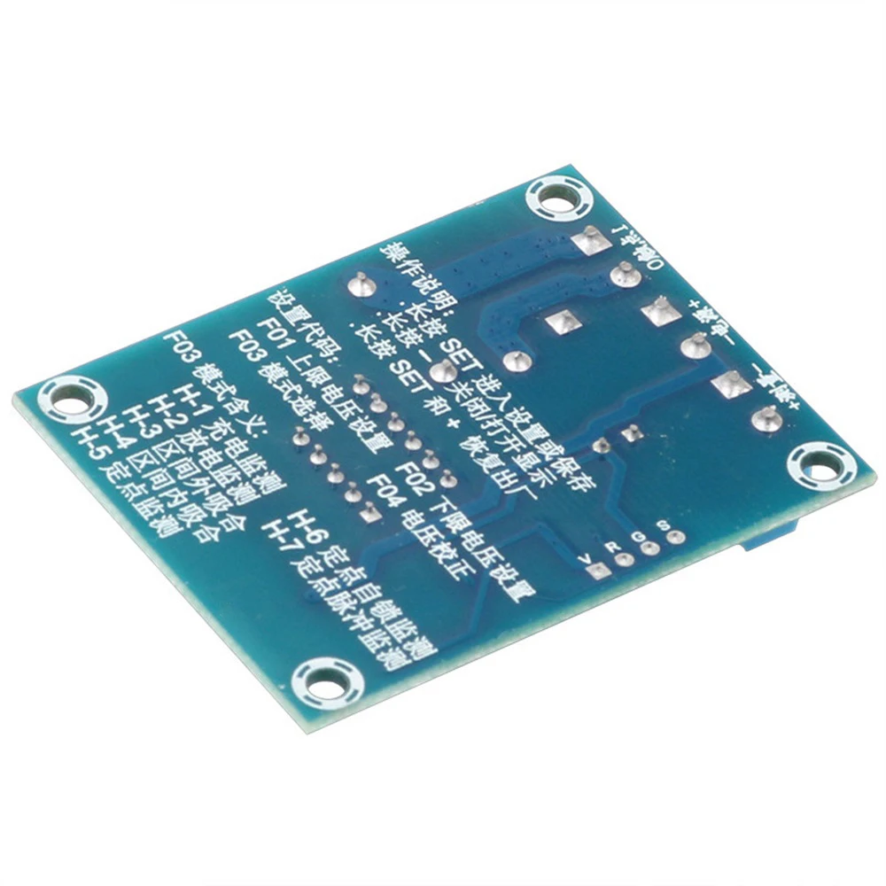 12V/24V Rosso Digitale Finestra Segnale Componenti Comparatori Comparatore Di Tensione DVB01 Scheda Di Misurazione Della Tensione Di Carica Scarica Modulo Di Monitoraggio(12V - Foto 3