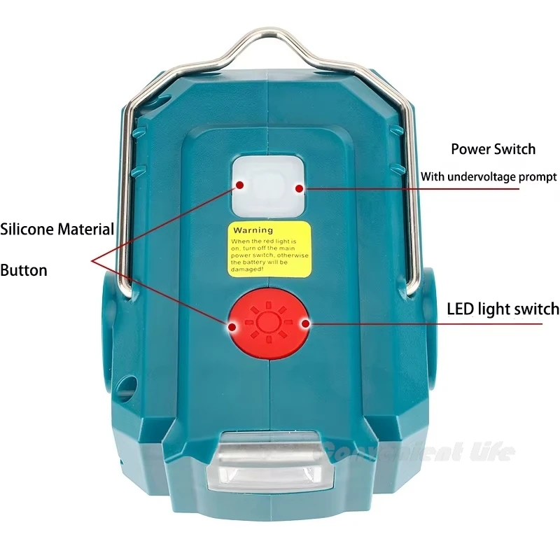 Power Inverter for Makita 18V Battery 200W DC 18V to AC 110-230V Portable Power