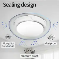 LED plafonnier solaire 3 couleurs lampe solaire étanche avec télécommande intérieur maison haut plafonniers éclairage de jardin extérieur 3