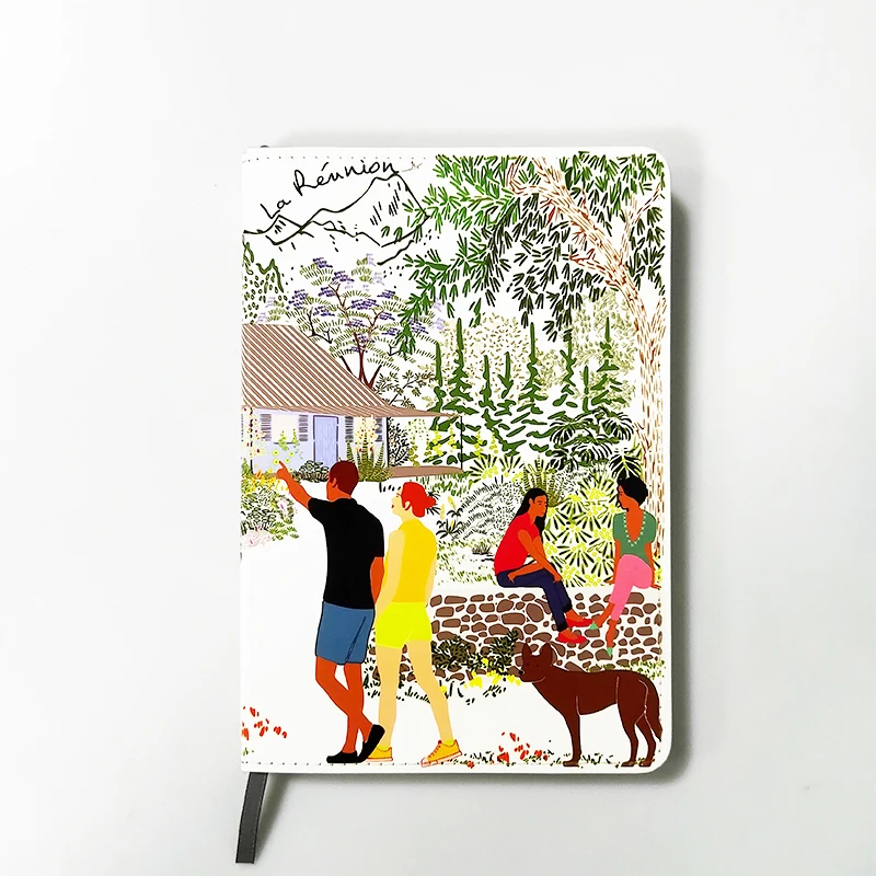 

Free shipping 2pcs A5 size Sublimation PU Leather Journals Notebook Blanks for Custom printing