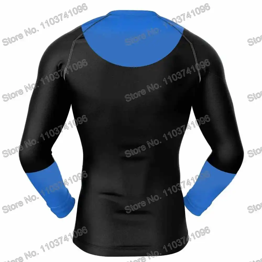 Invincible Diving T-Shirt Tight Rash Guard BJJ MMA Swimwear Men Surf Clothing Beach Floatsuit Women Long Sleeve GYM Tops Sports