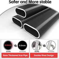 6-Step Foldable Step Ladder Stool with Handle, Anti-Slip Pedals, 800lbs Capacity for Home & Kitchen - Silver Gray 3