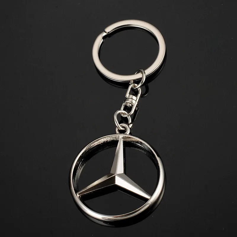 메르세데스 벤츠 W203 W204 W212 C180 GLK300 CLS CLK CLA SLK C E 시리즈용 자동차 키체인 배지 키링 금속 자동차 액세서리
