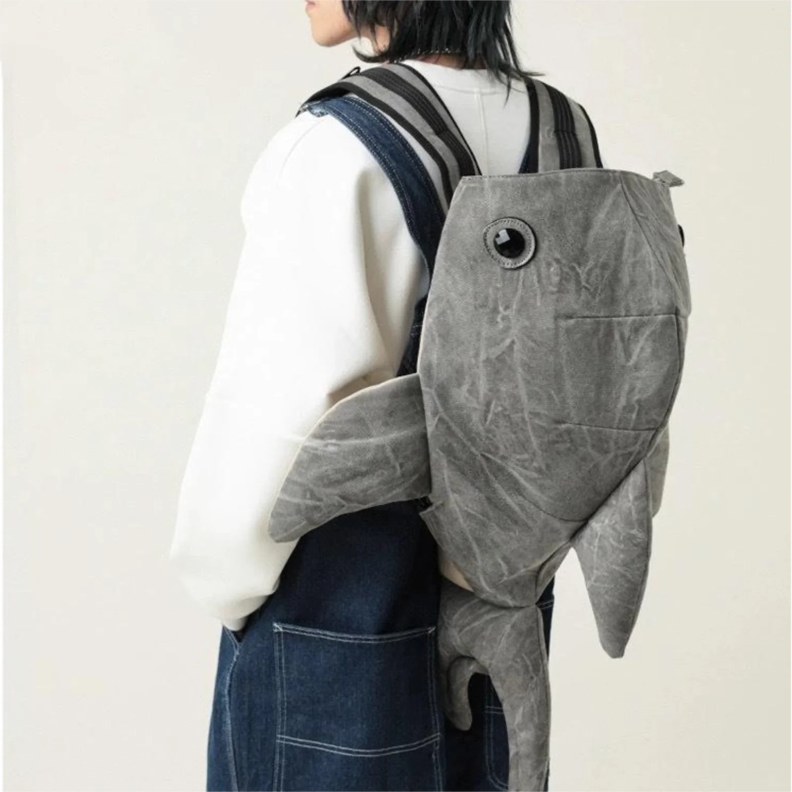 Women Cute Shark Backpack Lightweight Large Capacity Animal Travel Daypack Bookbag for School Travel Outdoor 3