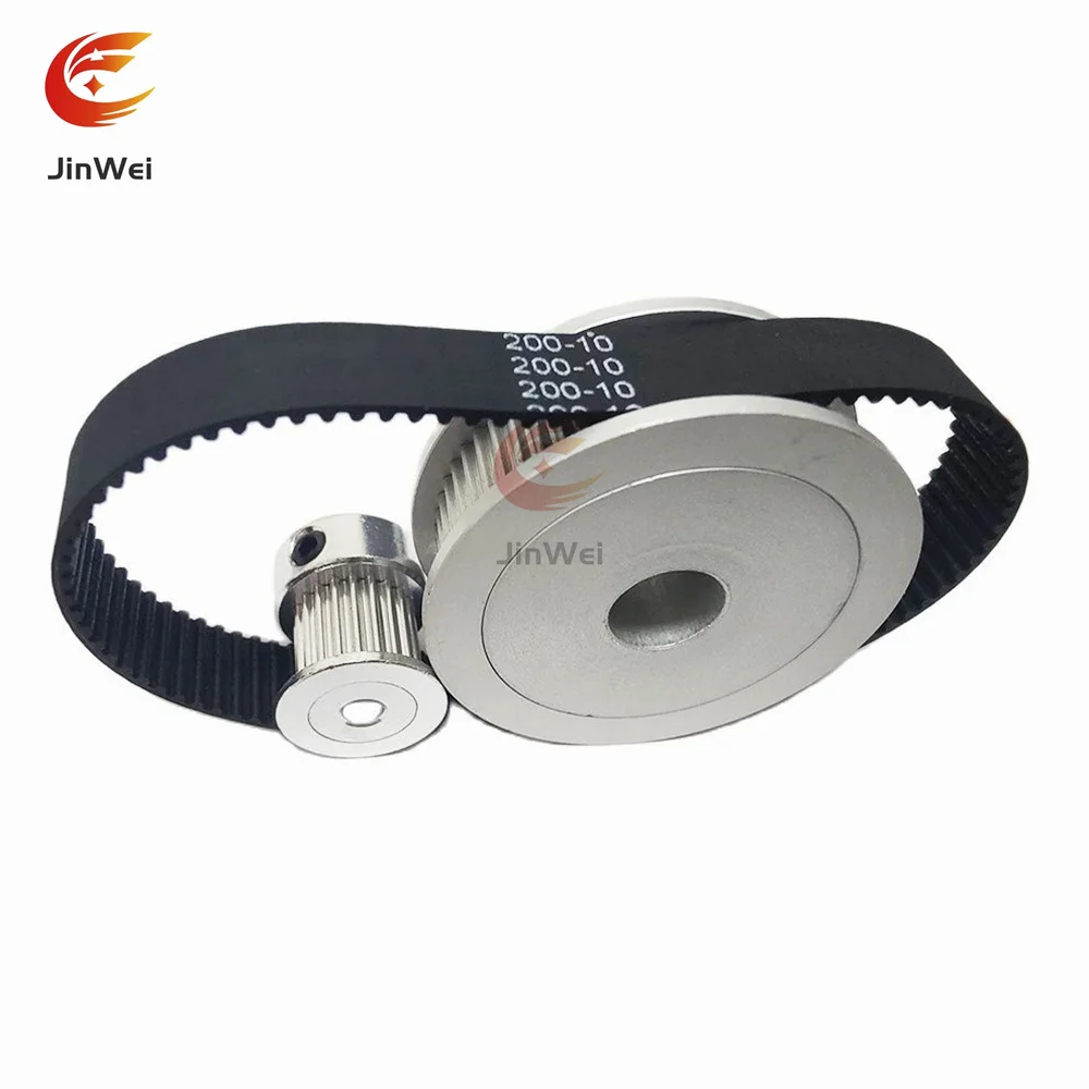 Timing Pulley Set 60T 15Teeth 2GT Pulley Belt Width 10mm Reduction 4:1 Bore 3~12mm 3D Printer Synchronous Wheels 2M GT2