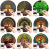 Creative Plant Wooden Puzzle Life Tree Montessori Protection Puzzle Family Interactive Children's Toy Gift Puzzle Multi size 1